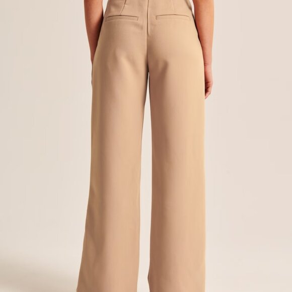 A&F Sloane Tailored Pant – Tan - Picture 3 of 7